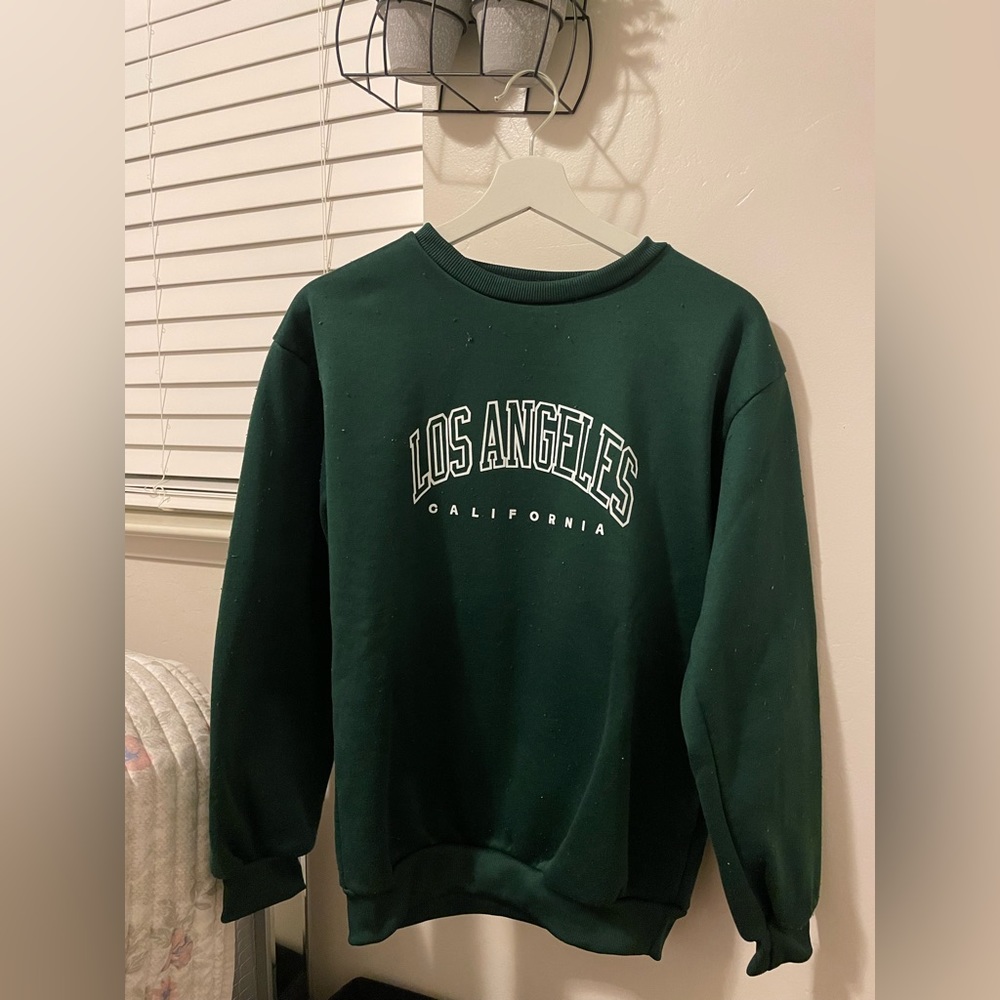 green Los Angeles sweatshirt